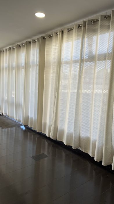 Cortina com bastão
