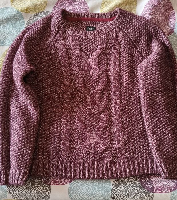 Camisola malha roxa Pepe Jeans