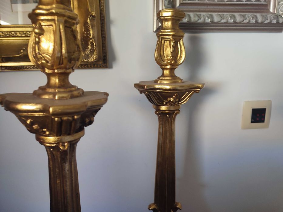 Toucheiro folha de ouro - conjunto de dois