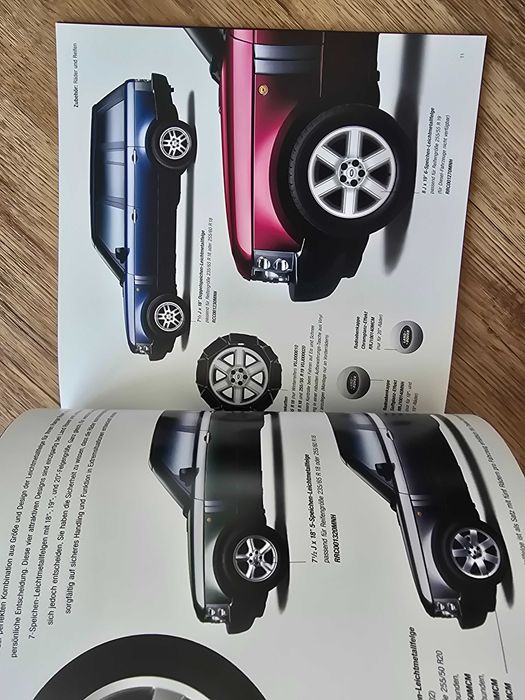 Prospekt Range Rover wyposażenie dodatkowe