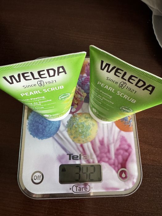 Weleda pearl scrub, березовий скраб