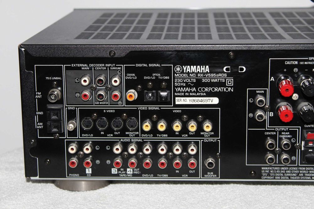 YAMAHA RX-V595aRDS Amplituner wzmacniacz kino domowe optyk Wysyłka