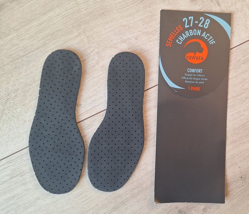 Wkładki do butów aktywny węgiel 27-28 17,5 cm