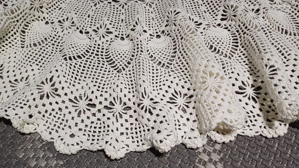 Toalha renda 120cm redonda