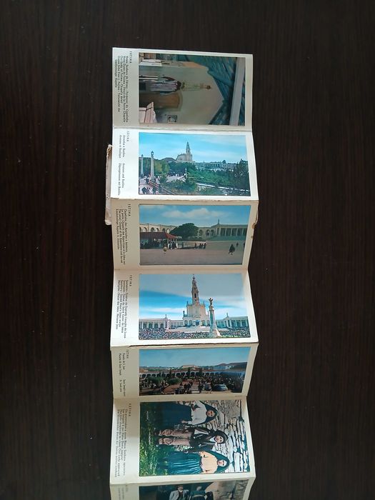 Livro miniatura milagre de Fátima