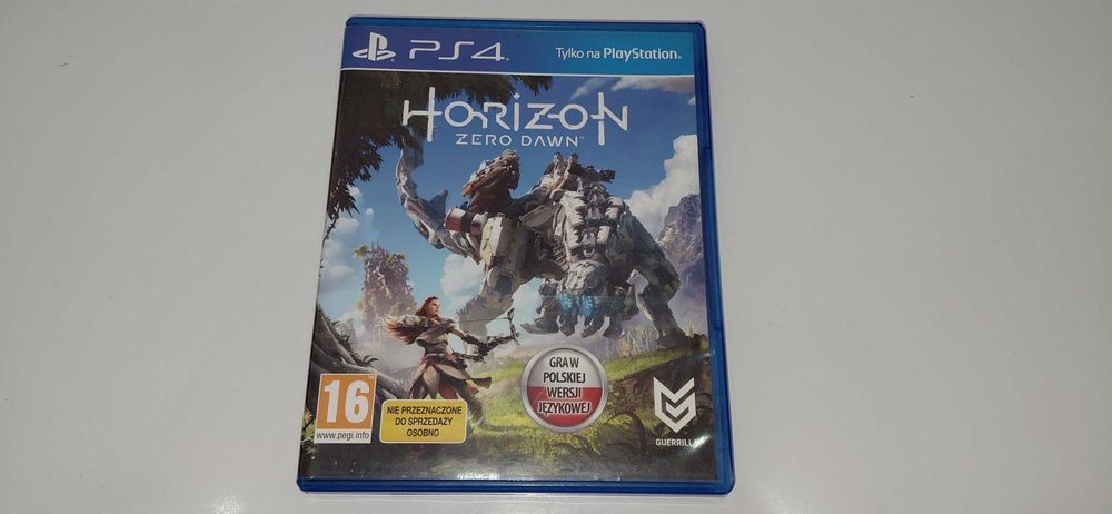 ps4 HORIZON ZERO DAWN po polsku, okładka polska wydanie PREMIUM v2 dla kolekcjonerów
