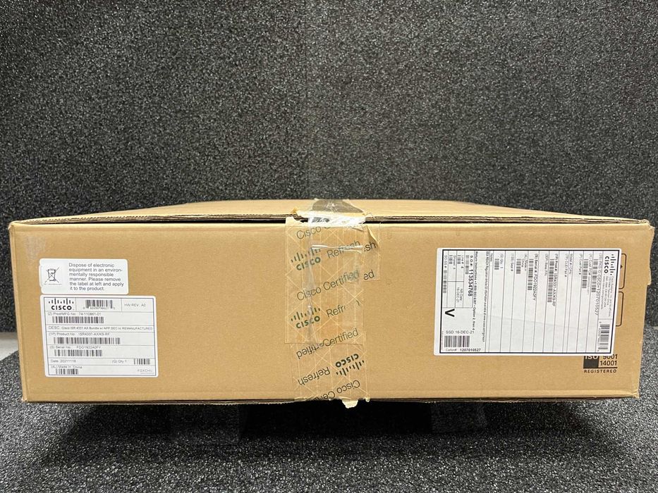Маршрутизатор Cisco ISR4331-AX/K9-RF