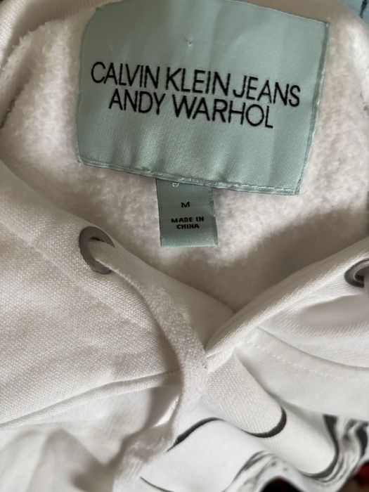 худи Calvin klein jean Andy Warhol by Raf Simons