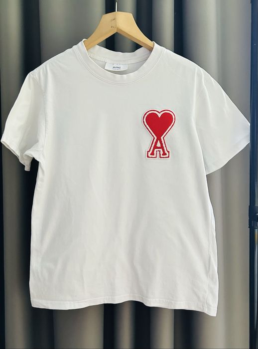 T-Shirt bialy Ami Paris r. M