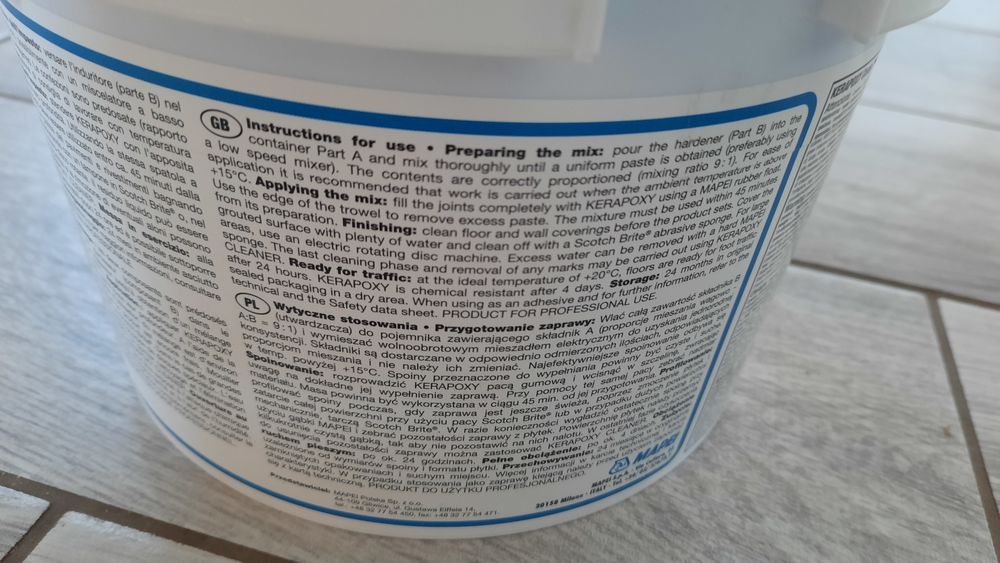 Kwasoodporna fuga epoksydowa