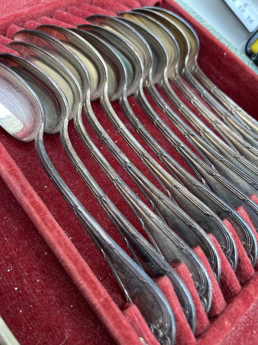 cailar bayard 90 stare francuskie postebrzane sztućce 36szt