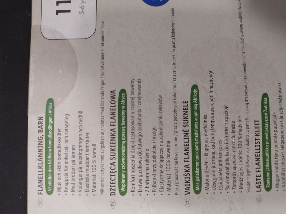 Sukienka dziewczęca r 116