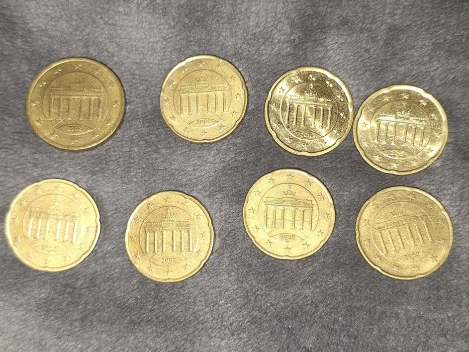 Monety 20 euro cent mennica 2002