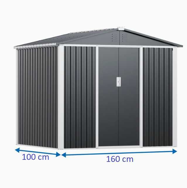 Nowa szopa ogrodowa / schowek / domek narzędziowy / garaż / 160x100 !