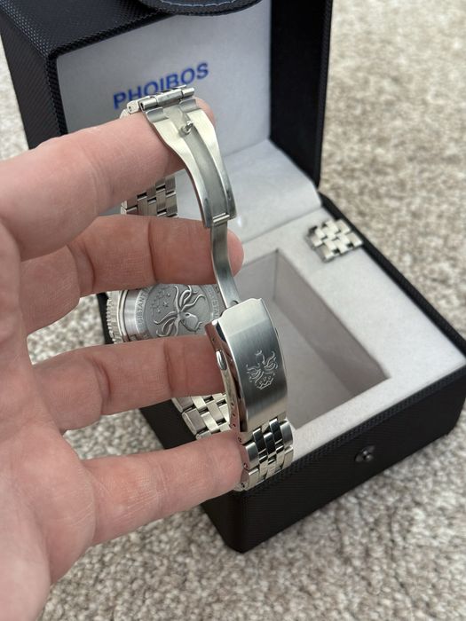 Годинник PHOIBOS Voyager 2.0 300m Automatic Diver PY026E Sunray Gray