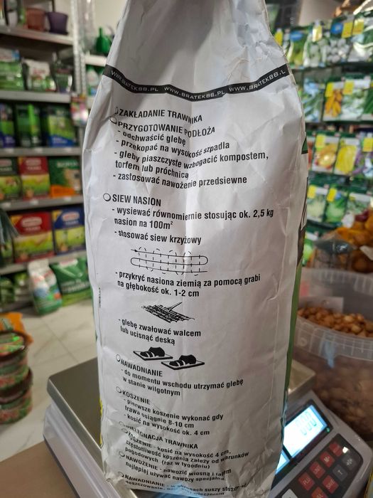 Zielony Dywan nasiona traw 5kg