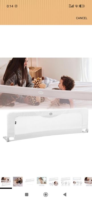 Barreira de protecção para cama