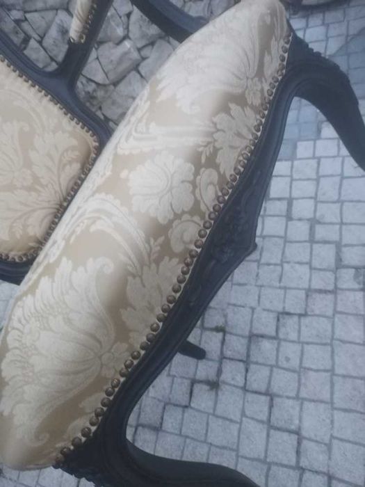 Antiga Bergère Cadeirão Poltrona Cadeira braços, Luís XV