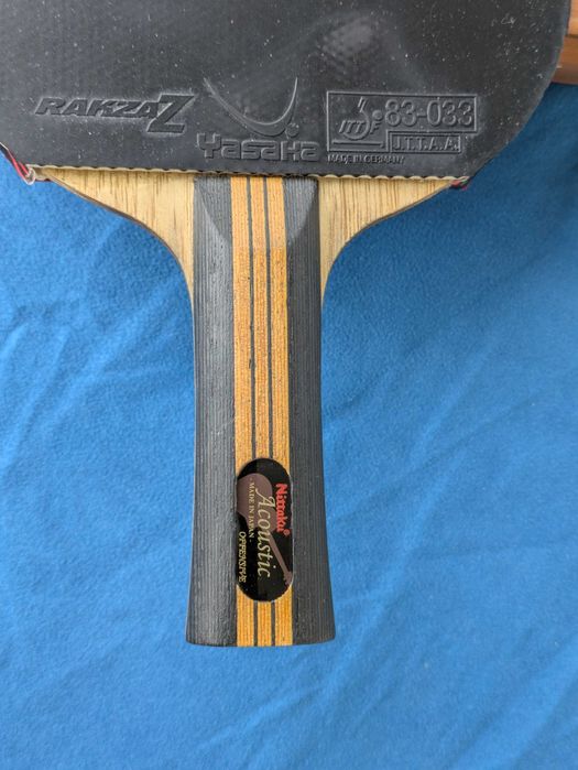 Raquete Nittaku Acoustic Large Handle Rakza Z