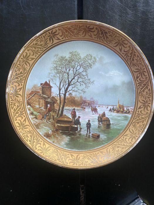 Prato decorativo Kronester Bavaria - Incisione Oro