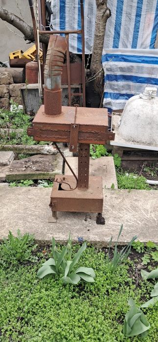 Печь на отработаном масле.
