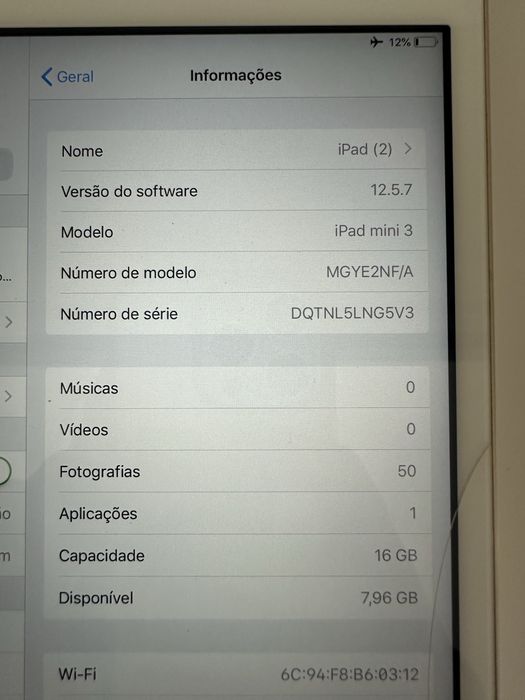 Ipad mini 3 dourado