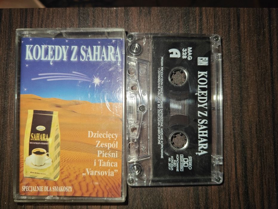 Kolędy z Saharą Kaseta audio magnetofon