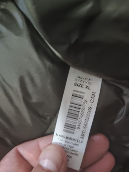 Colete usado 1 única  vez