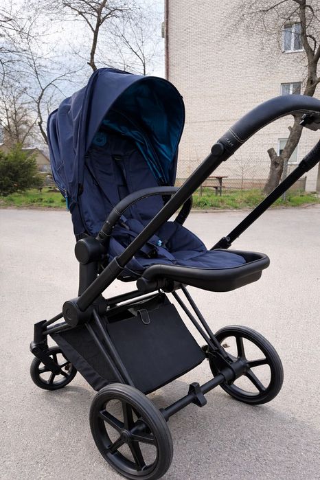 Cybex Priam 4.0 nautical blu,шасі Matt Black