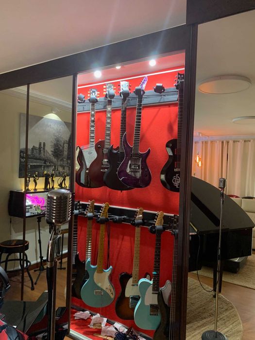 Sou colecionador de guitarras ,
