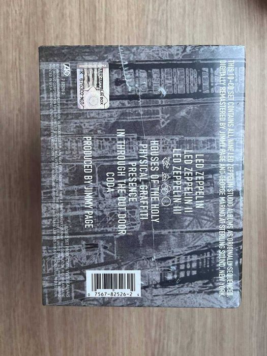 Led Zeppelin – Complete Studio Recording (10 CD Box Set): 4 000