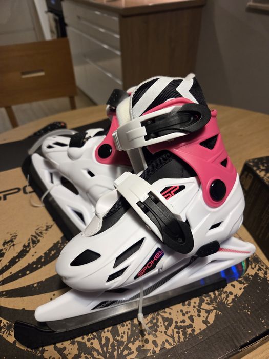 Łyżwy dziecięce Spokey Ripple 27-30 różowe