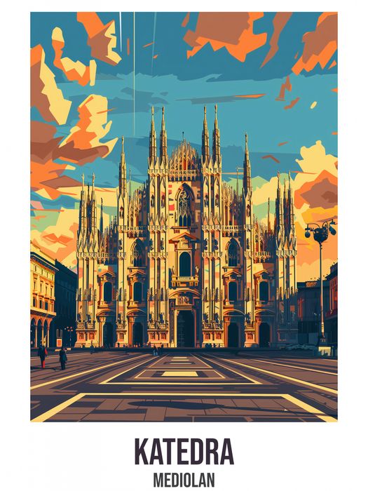 Plakat 30x40cm Katedra