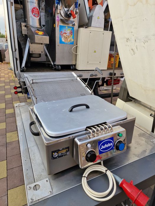 Фритюрница жаровня Jufeba для жарки берлинеров пончиков котлет 60-40