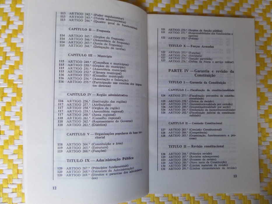 Constituição da República Portuguesa – 1976
INCM