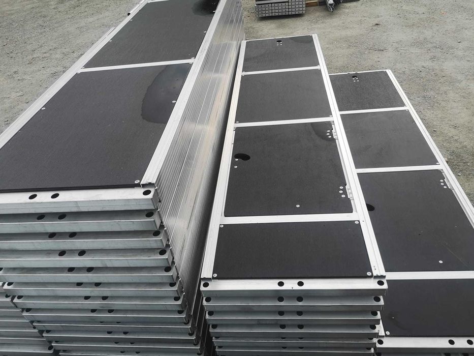 Stalowe rusztowanie elewacyjne Plettac nowe 10x9 kompletne tanio