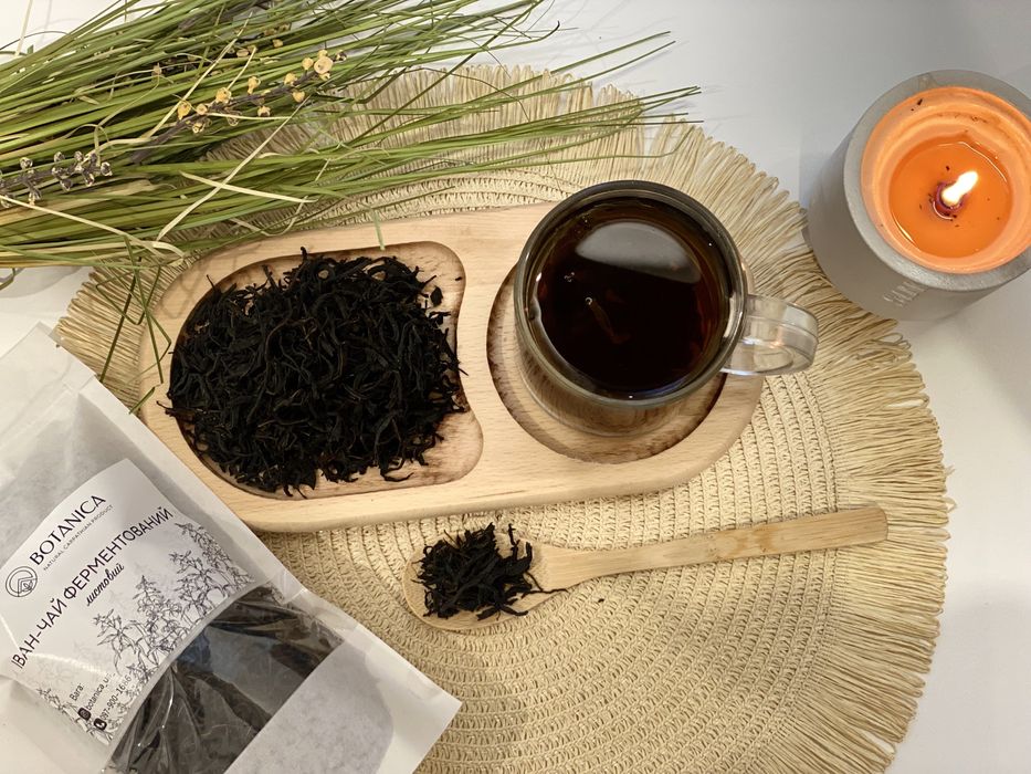 100г Листовий ферментований іван чай,листовой ферментированый иван чай