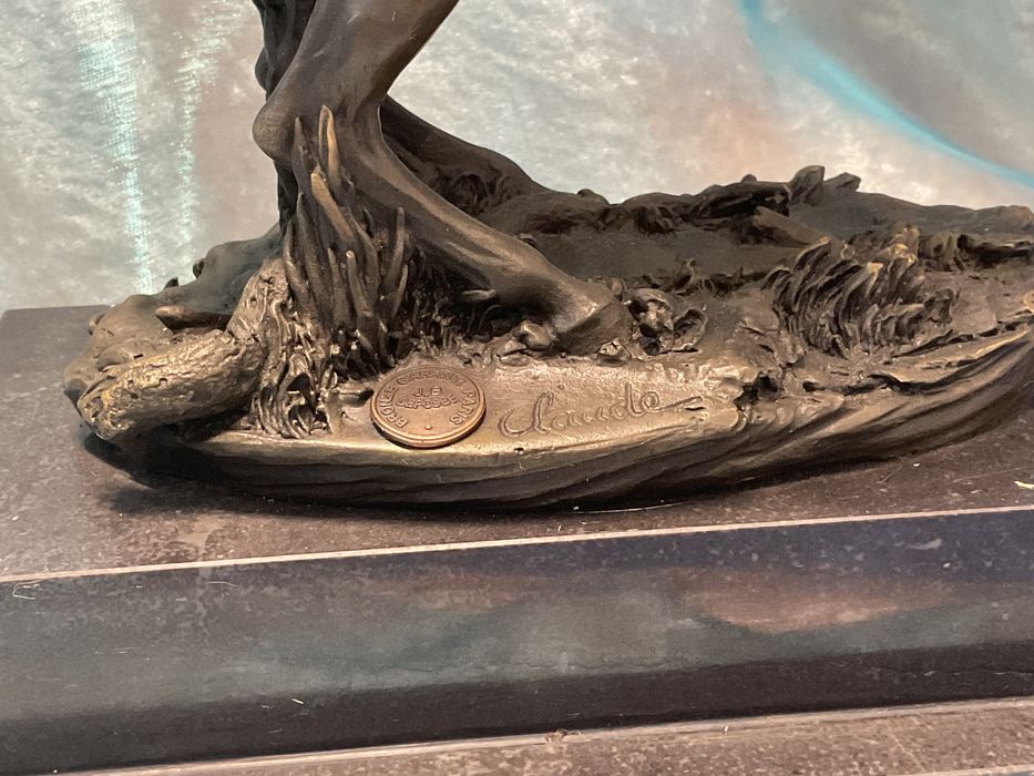 Escultura bronze napoleão 23x32 cm