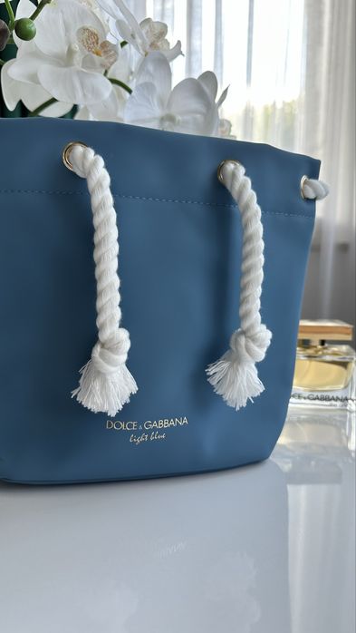 Kosmetyczka Dolce & Gabbana niebieska