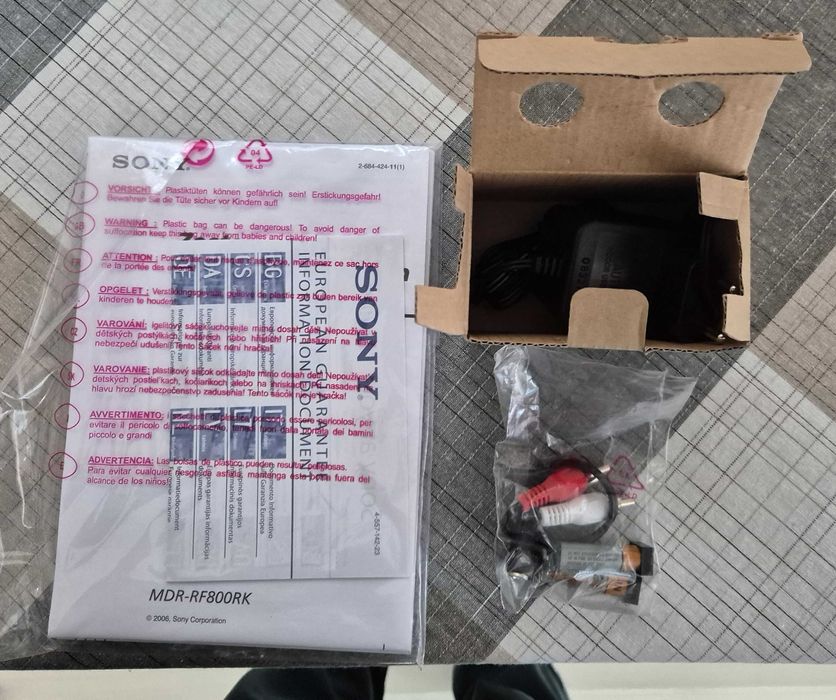 Słuchawki nauszne SONY- nowe