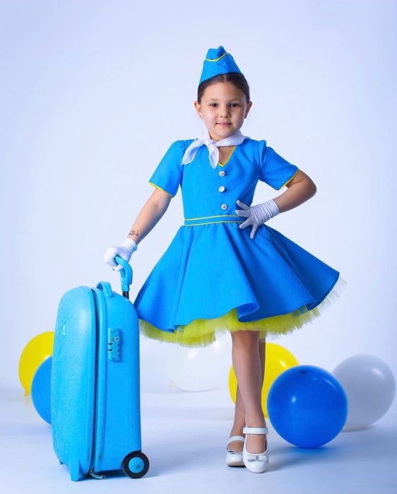 Костюм Стюардеса для дівчинки