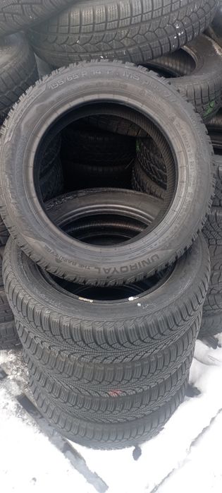 Uniroyal 155 65 r14 2шт шини зимові б'у гума резина з Європи