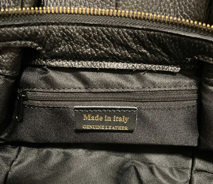 Італійська шкіряна сумка-тоут шопер Нова колекція