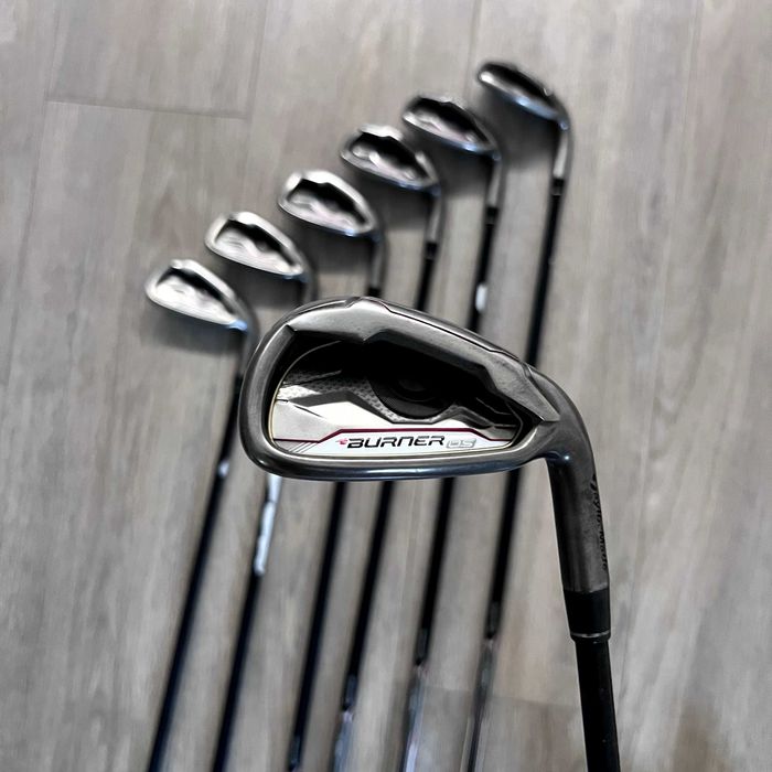 Zestaw żelaz, irony TaylorMade Burner OS 5-Pw+Sw, R flex - golf