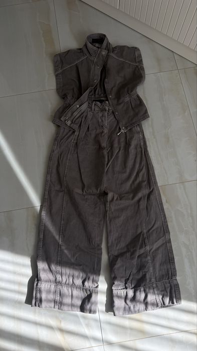 Джинсовий костюм Zara xc верх,низ 32 розмір