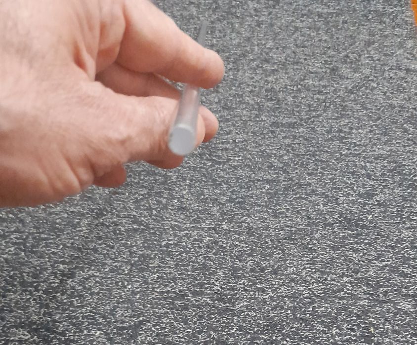 Vareta de acrílico transparente