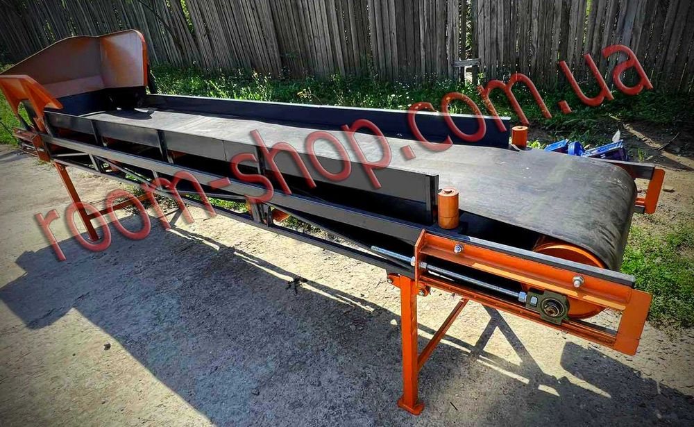 Стрічковий конвеєр, конвейер, ленточный транспортер, навантажувач