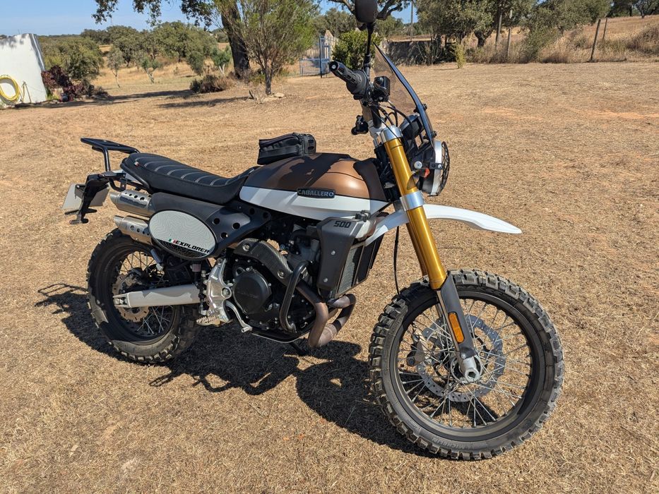 2023 Fantic Caballero 500  Explorer 1,550kms, troca por UTV ou moto4 700cc+