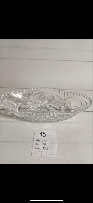 Sprzedam krysztaly z PRL-u