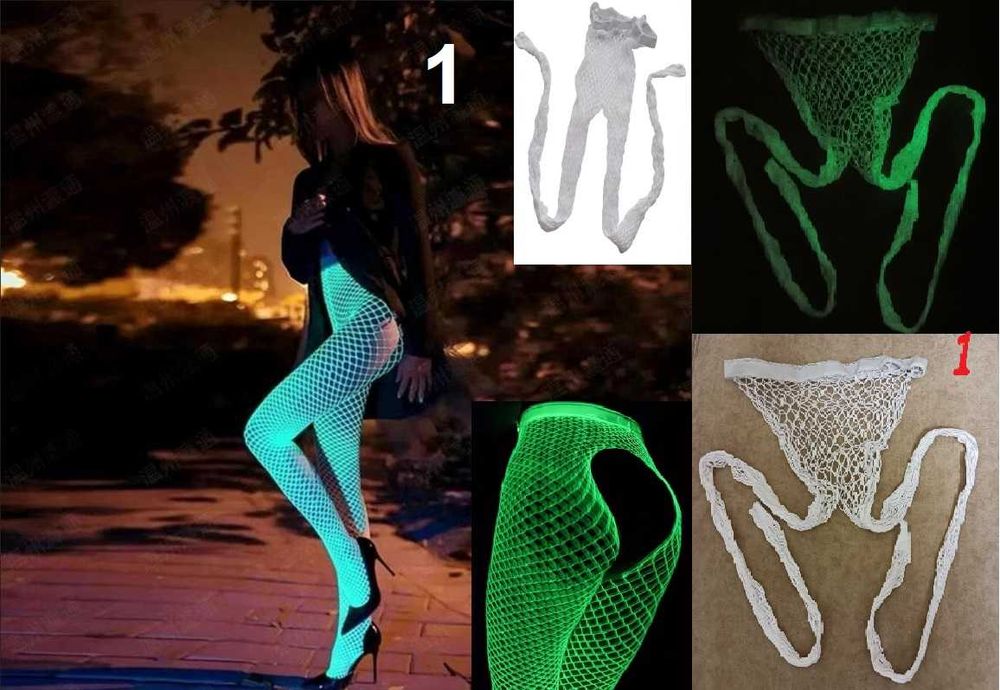 Ажурні та що світяться еротичні панчохи сітчасті колготки висока талія